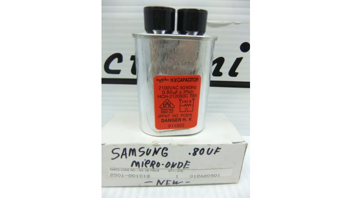 Samsung 2501-001018 HV capacitor .80UF